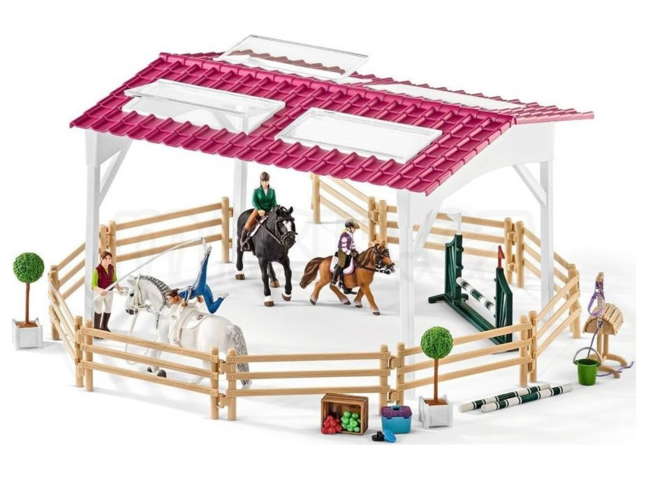 SCHLEICH Horse Club® 42389 Jazdecká škola s jazdcami a koňmi