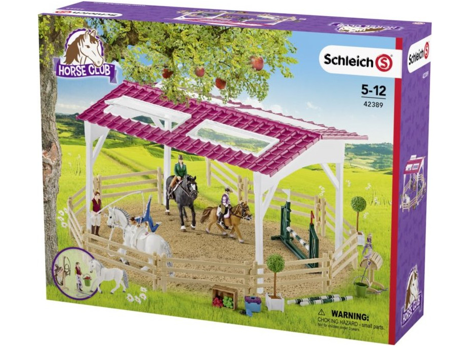 SCHLEICH Horse Club® 42389 Jazdecká škola s jazdcami a koňmi