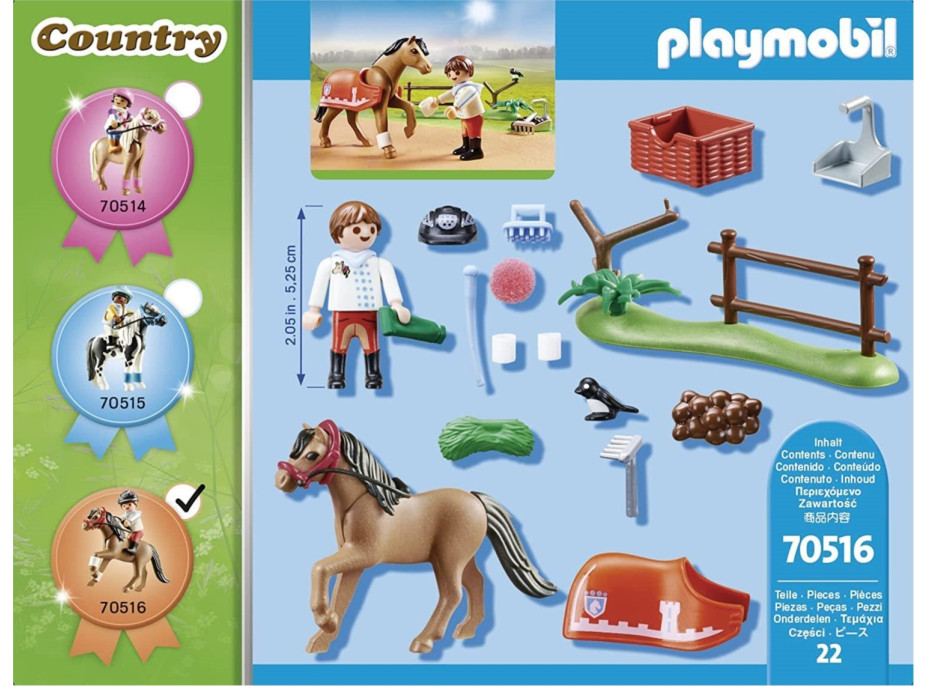 PLAYMOBIL® Country 70516 Zberateľský poník Connemara