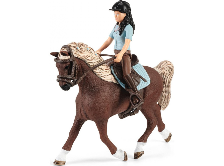 SCHLEICH Horse Club® 42438 Umývací box s Emily a Lunou