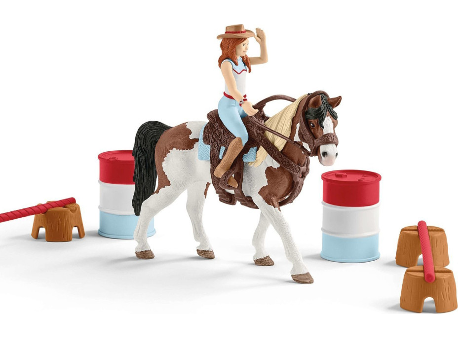 SCHLEICH Horse Club® 42441 Hannah a jazdecká sada na western