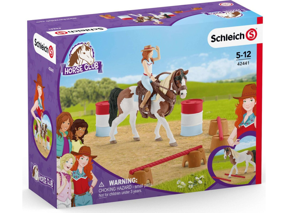 SCHLEICH Horse Club® 42441 Hannah a jazdecká sada na western