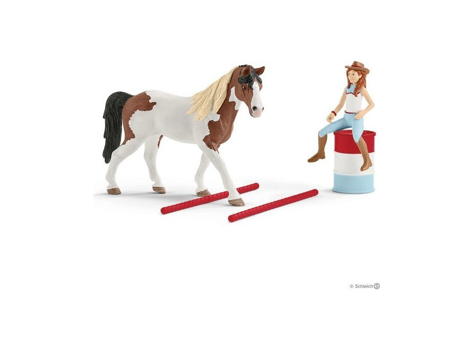 SCHLEICH Horse Club® 42441 Hannah a jazdecká sada na western