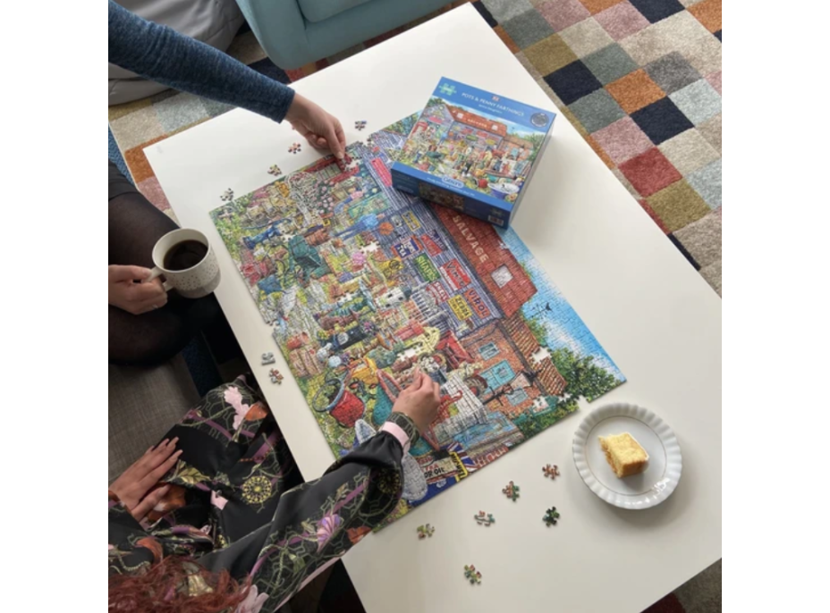 GIBSONS Puzzle Hrnce a veteš za pár drobných 1000 dielikov