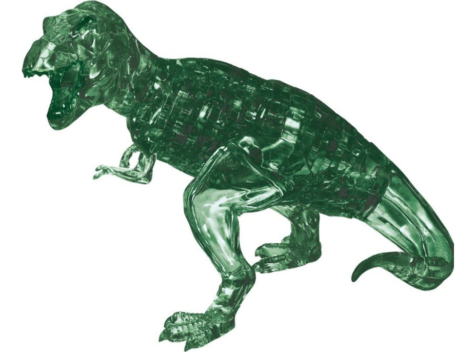 HCM KINZEL 3D Crystal puzzle Tyranosaurus zelený 49 dielikov