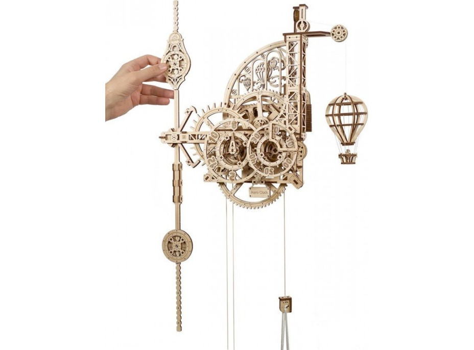 UGEARS 3D puzzle Aero Clock s kyvadlom 320 dielikov