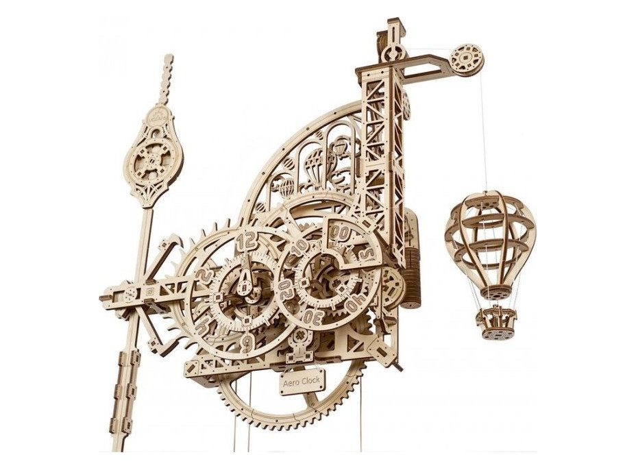 UGEARS 3D puzzle Aero Clock s kyvadlom 320 dielikov