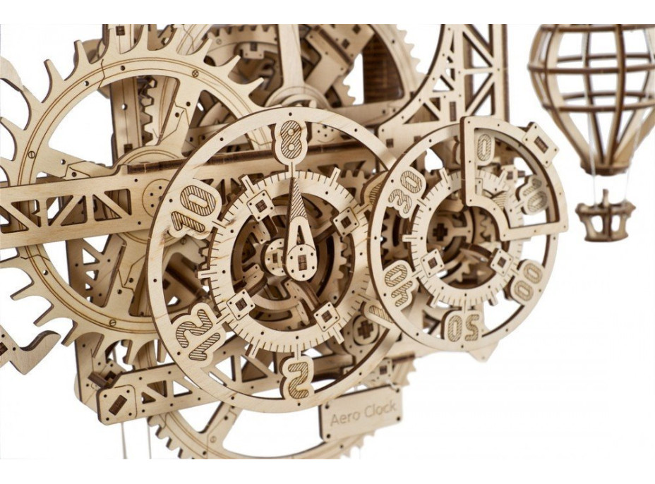 UGEARS 3D puzzle Aero Clock s kyvadlom 320 dielikov