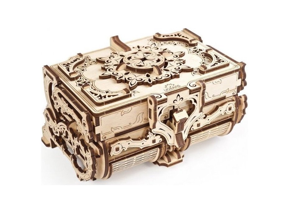 UGEARS 3D puzzle Antická šperkovnica 185 dielikov