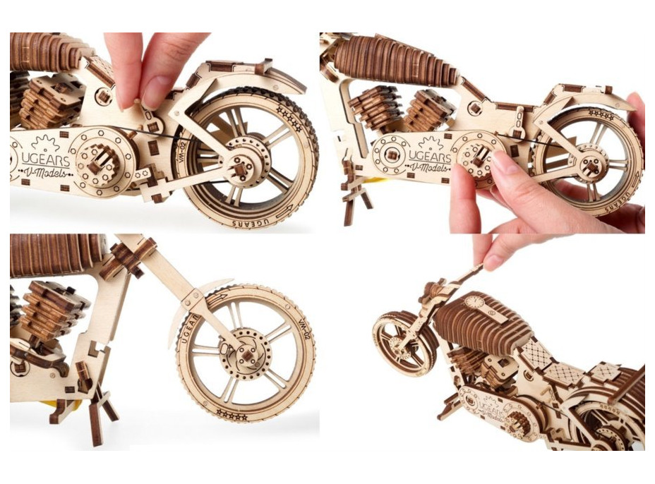 UGEARS 3D puzzle Motorka 189 dielikov