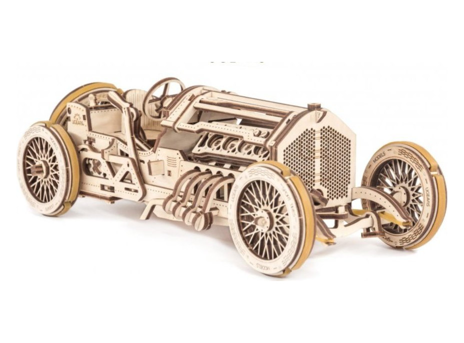 UGEARS 3D puzzle U-9 Grand Prix Auto 348 dielikov