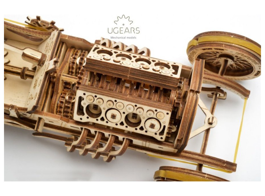 UGEARS 3D puzzle U-9 Grand Prix Auto 348 dielikov