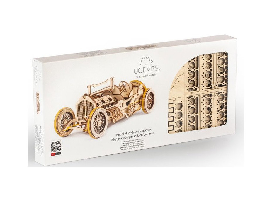 UGEARS 3D puzzle U-9 Grand Prix Auto 348 dielikov