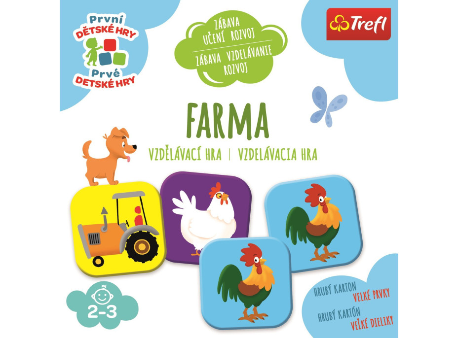 TREFL Prvé detské hry: Farma