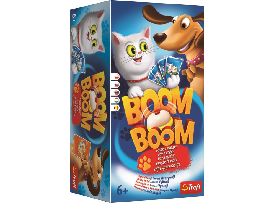 Trefl Hra Boom Boom Psy a mačky