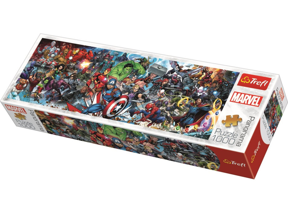 TREFL Panoramatické puzzle Svet Marvelu 1000 dielikov