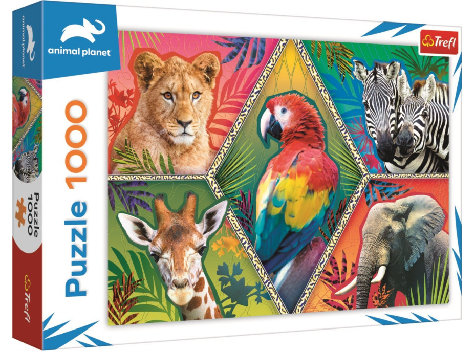 TREFL Puzzle Animal Planet: Exotické zvieratá 1000 dielikov