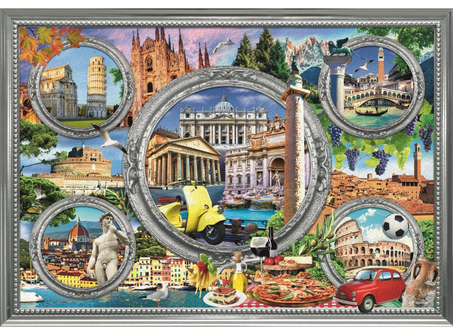 TREFL Puzzle Dovolenka v Taliansku 1000 dielikov
