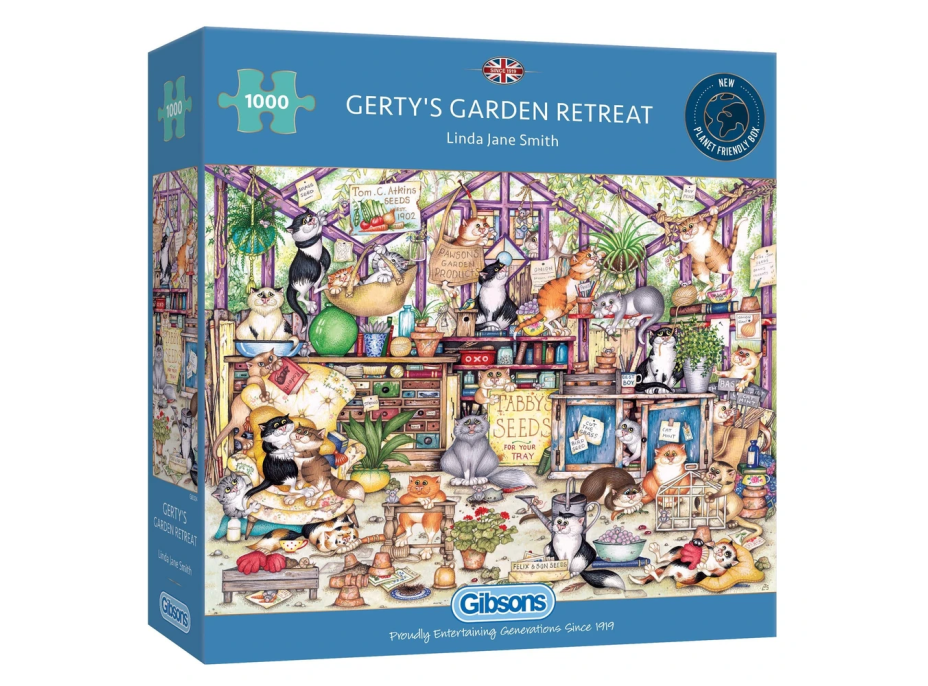 GIBSONS Puzzle Gertyho záhradné útočisko 1000 dielikov