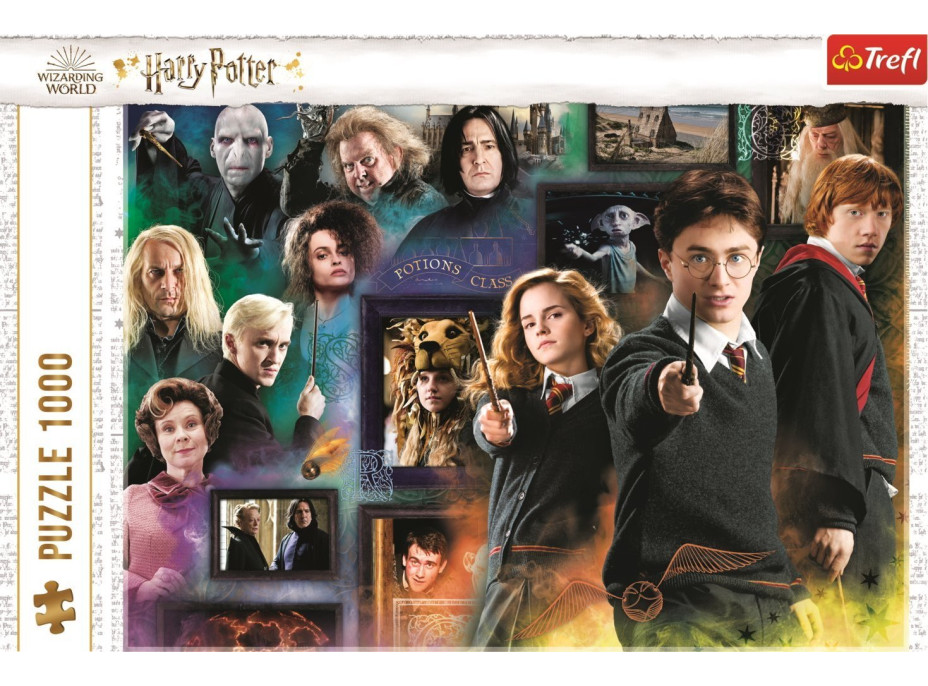 TREFL Puzzle Harry Potter: Kúzelnícky svet 1000 dielikov