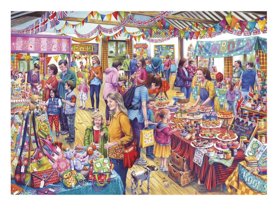 GIBSONS Puzzle Všeobecná tombola XL 500 dielikov