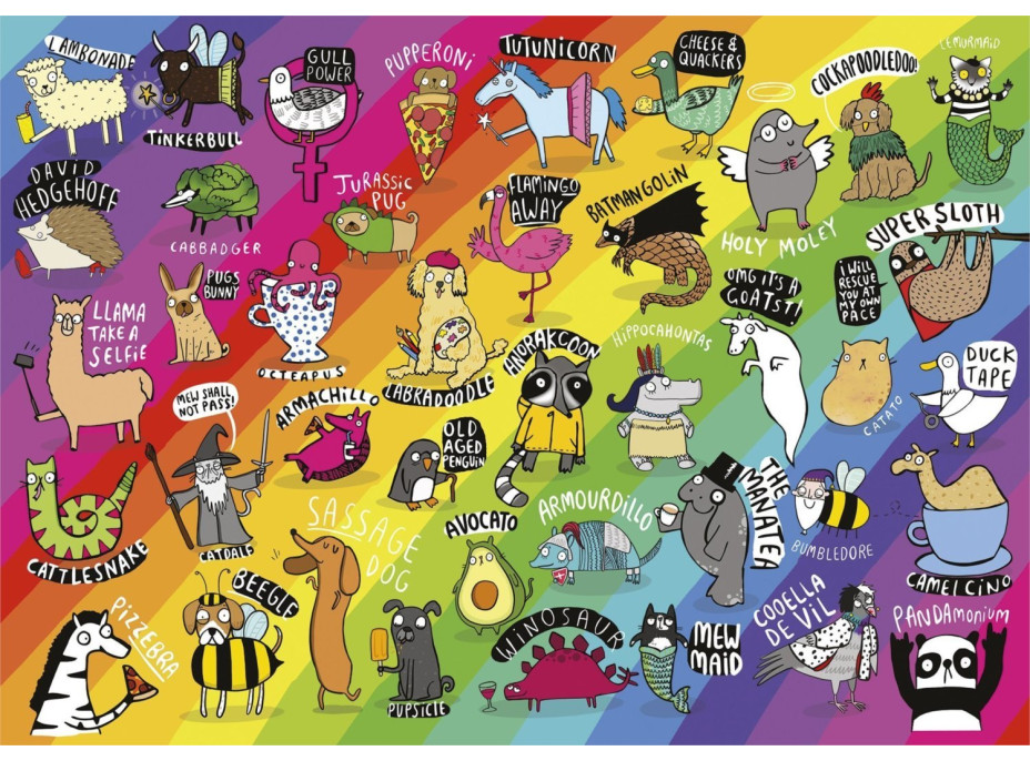 GIBSONS Puzzle Slovná asociácia 500 dielikov