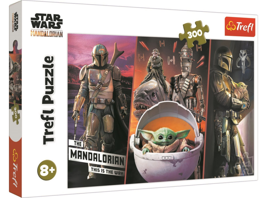 TREFL Puzzle The Mandalorian: Tajomný Baby Yoda 300 dielikov