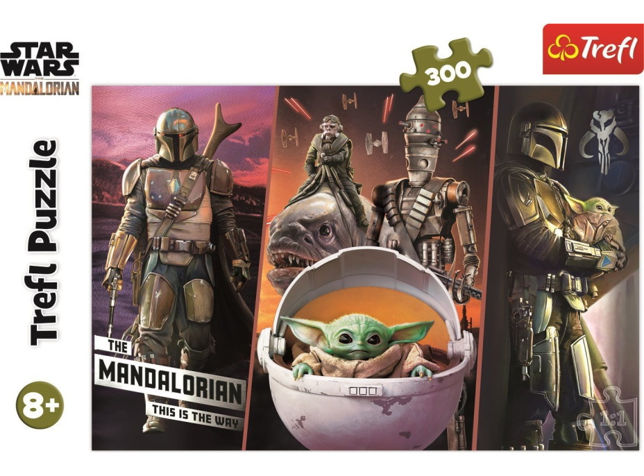 TREFL Puzzle The Mandalorian: Tajomný Baby Yoda 300 dielikov