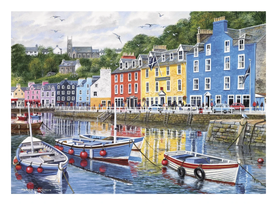 GIBSONS Puzzle Tobermory, Škótsko 1000 dielikov