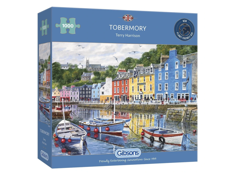 GIBSONS Puzzle Tobermory, Škótsko 1000 dielikov