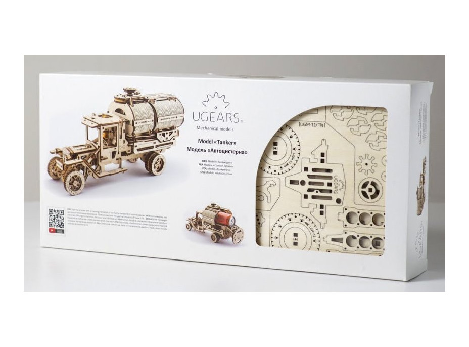 UGEARS 3D puzzle Truck UGM-11 Tanker 594 dielikov
