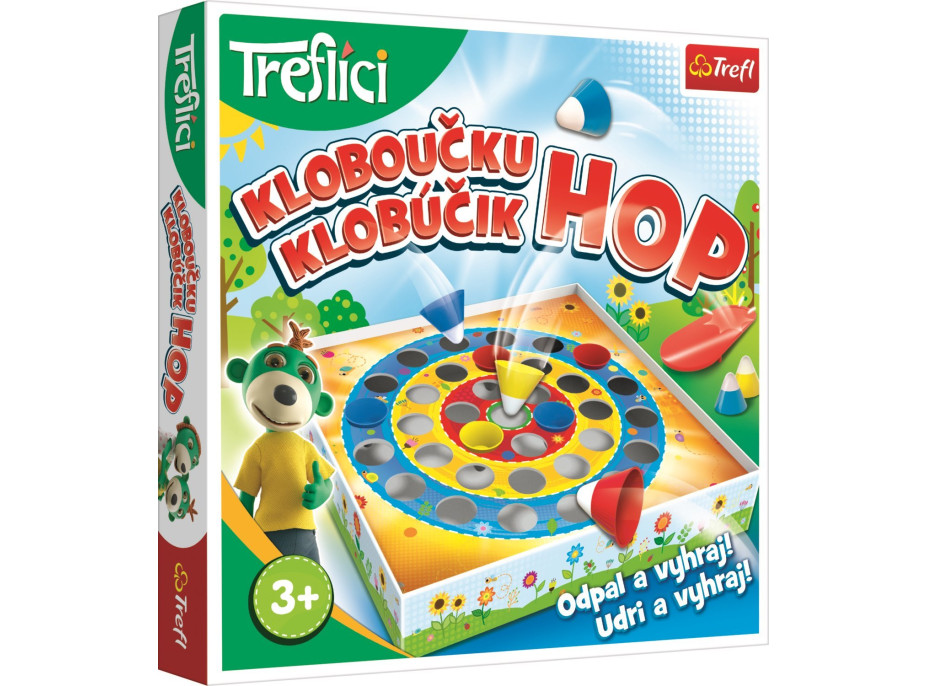 Hra Klobúčika, hop! Treflíci