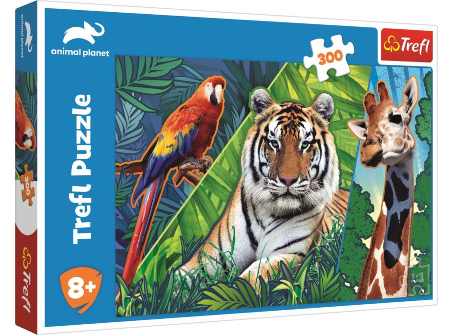 TREFL Puzzle Animal Planet: Úžasné zvieratá 300 dielikov