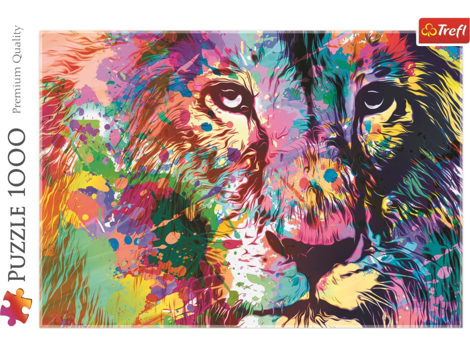 TREFL Puzzle Farebný lev 1000 dielikov