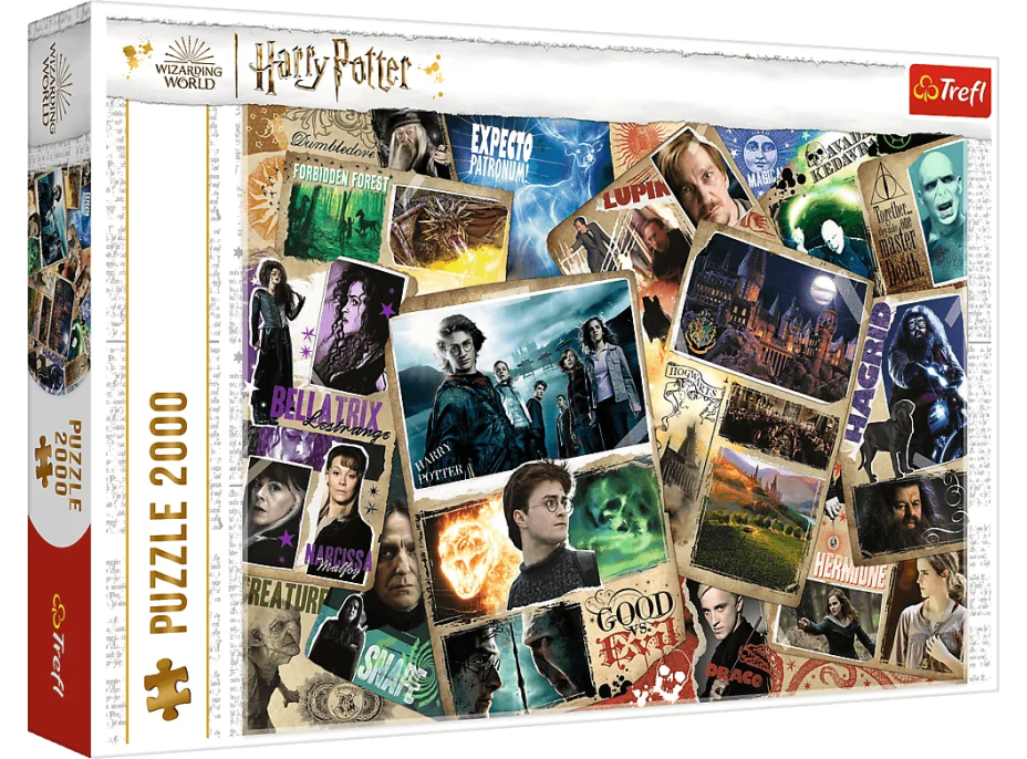 TREFL Puzzle Harry Potter: Postavy 2000 dielikov