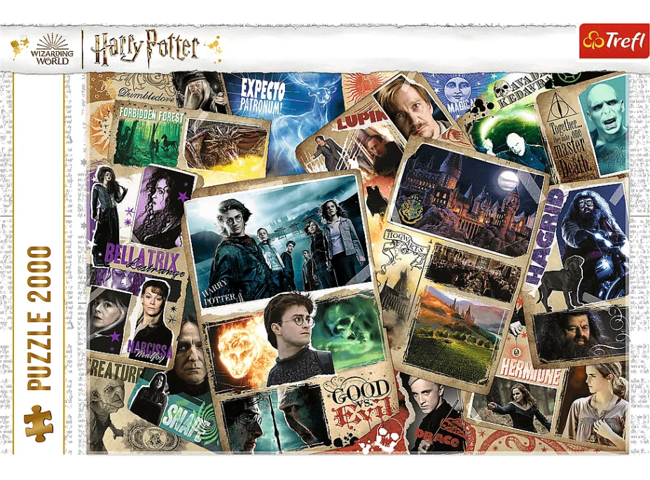 TREFL Puzzle Harry Potter: Postavy 2000 dielikov