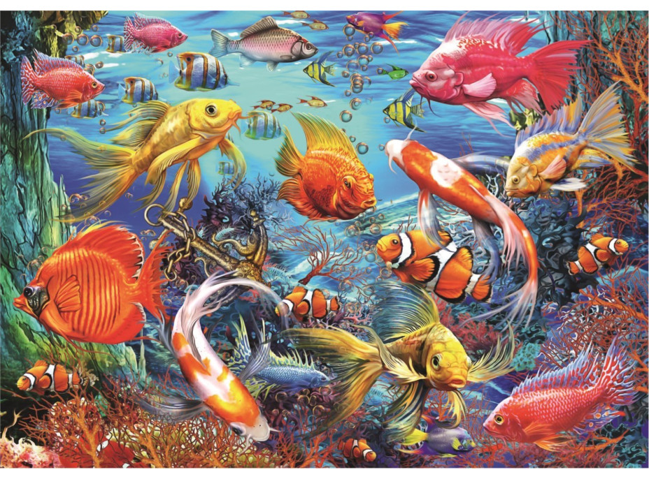 TREFL Puzzle Hidden Shapes: Podmorský život 1060 dielikov