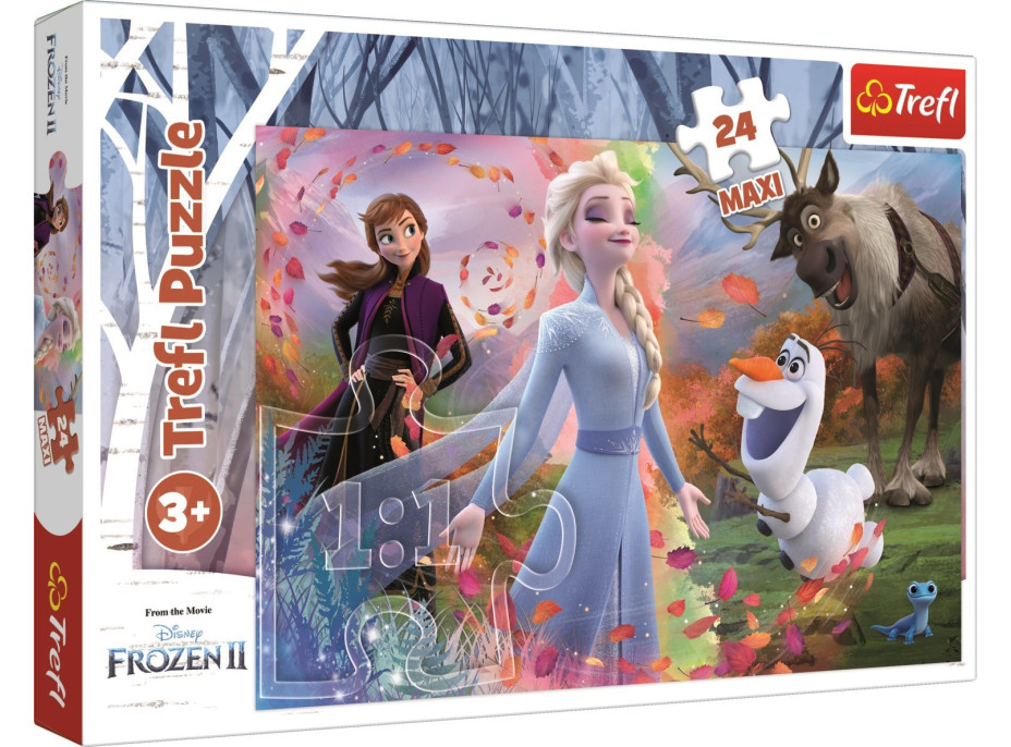 TREFL Puzzle Ľadové kráľovstvo: Hľadanie dobrodružstva MAXI 24 dielikov