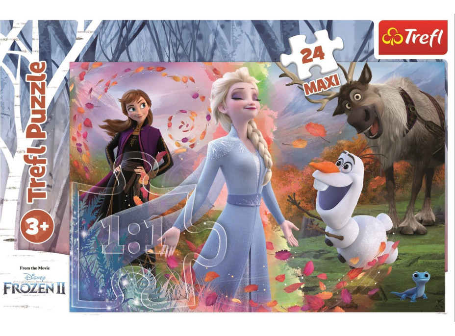TREFL Puzzle Ľadové kráľovstvo: Hľadanie dobrodružstva MAXI 24 dielikov