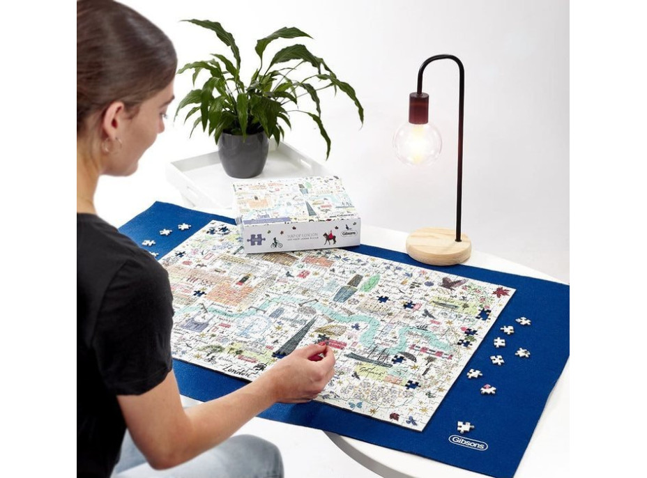 GIBSONS Puzzle Mapa Londýna 1000 dielikov