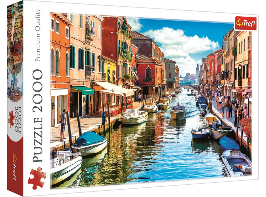 TREFL Puzzle Ostrov Murano, Benátky 2000 dielikov