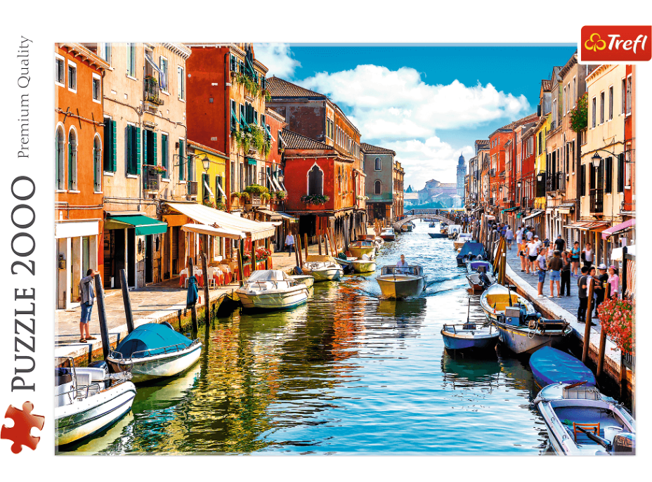 TREFL Puzzle Ostrov Murano, Benátky 2000 dielikov