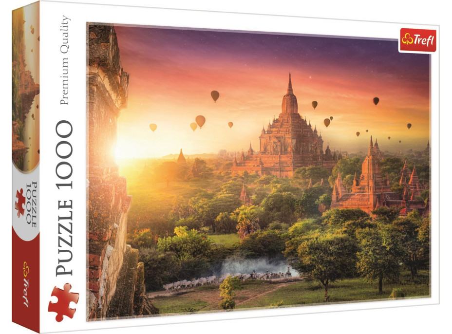 TREFL Puzzle Starobylý chrám v Barme 1000 dielikov