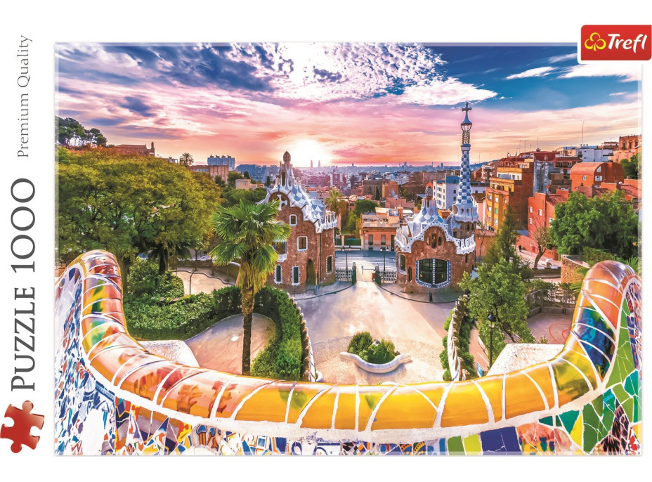 TREFL Puzzle Západ slnka nad Barcelonou, Španielsko 1000 dielikov