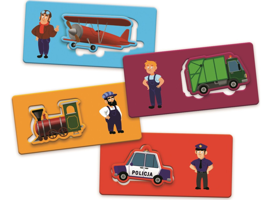 TREFL Prvé detské hry: Dopravné prostriedky