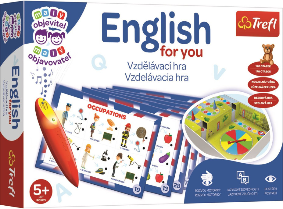 TREFL Malý objaviteľ: English for you + magické pero