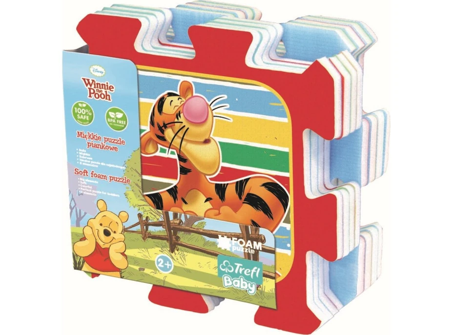 TREFL Penové puzzle Medvedík Pú