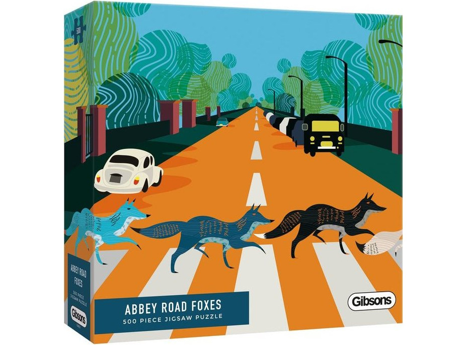 GIBSONS Puzzle Líšky z Abbey Road 500 dielikov