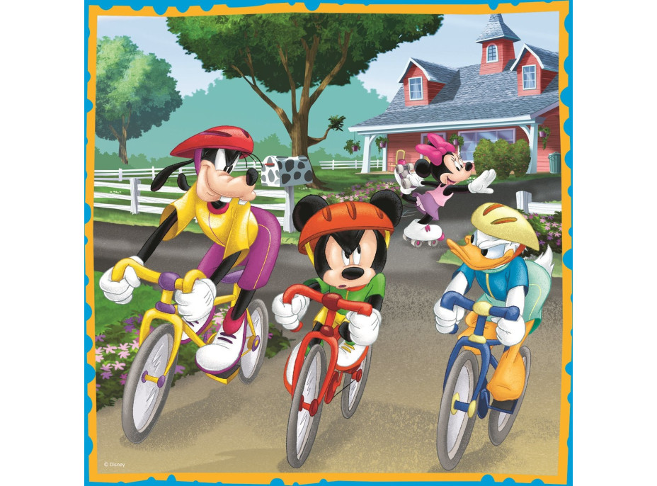 TREFL Puzzle Mickey Mouse a priatelia 3v1 (20,36,50 dielikov)