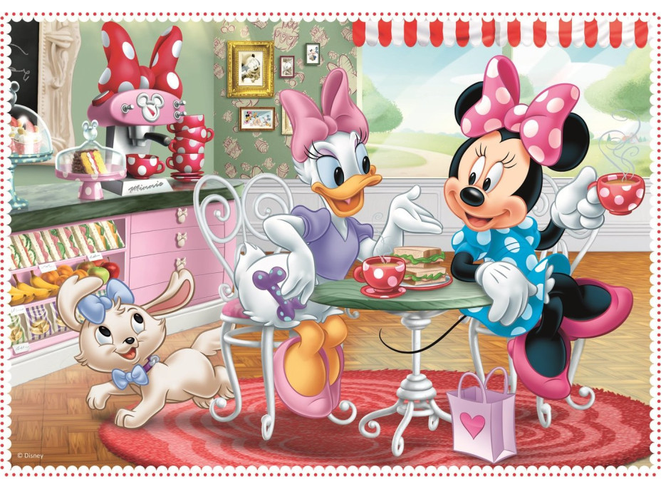 TREFL Puzzle Minnie s priateľmi 4v1 (12,15,20,24 dielikov)